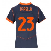 Inter Milan Nicolo Barella #23 Tretí Ženy futbalový dres 2025-26 Krátky Rukáv